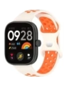 Pasek Bizon Strap Watch Octo do Redmi Watch 4 / Xiaomi Smart Band 9 Pro / 8 Pro béžovo-oranžový