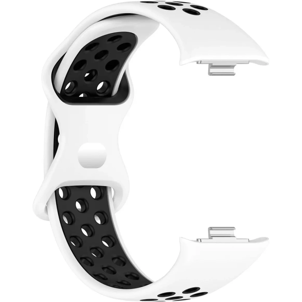 Hurtownia GSM - Pasek Bizon Strap Watch Octo pro Redmi Watch 4 / Xiaomi Smart Band 9 Pro / 8 Pro bílý-černý - BIZ4400 - {ean13} - Hurt