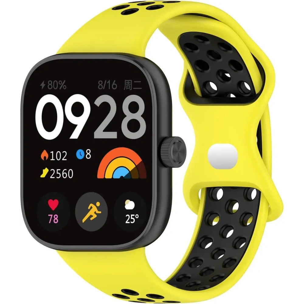 Hurtownia GSM - Bizon Strap Uhr Octo Redmi Uhr 4 / Xiaomi Smart Band 9 Pro / 8 Pro gelb-schwarz - BIZ4401 - {ean13} - Hurt
