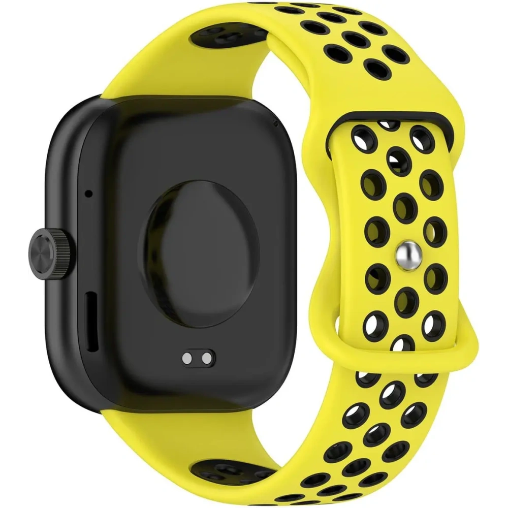 Hurtownia GSM - Pasek Bizon Strap Watch Octo do Redmi Watch 4 / Xiaomi Smart Band 9 Pro / 8 Pro żółto-czarny - BIZ4401 - {ean13} - Hurt