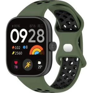 Wholesale Bizon Strap Watch Octo Redmi Watch 4 / Xiaomi Smart Band 9 Pro / 8 Pro dark green-black - BIZ4402 - {ean13} - Hurt