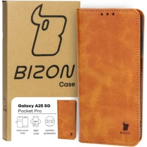 Hurtownia GSM - Etui z klapką Bizon Case Pocket Pro do Samsung Galaxy A25 5G hnědé - BIZ4403 - {ean13} - Hurt