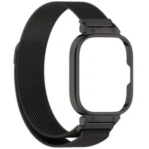 Hurtownia GSM - Bizon pánt + tok óra lánc Xiaomi Redmi Watch 4 fekete - BIZ4404 - {ean13} - Hurt