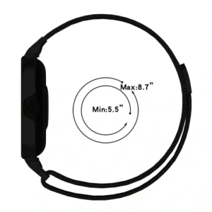 Hurtownia GSM - Bizon pánt + tok óra lánc Xiaomi Redmi Watch 4 fekete - BIZ4404 - {ean13} - Hurt