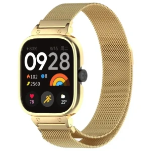 Wholesale Bizon Strap + Case Watch Chain Xiaomi Redmi Watch 4 gold - BIZ4405 - {ean13} - Hurt