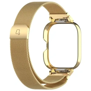 Wholesale Bizon Strap + Case Watch Chain Xiaomi Redmi Watch 4 gold - BIZ4405 - {ean13} - Hurt