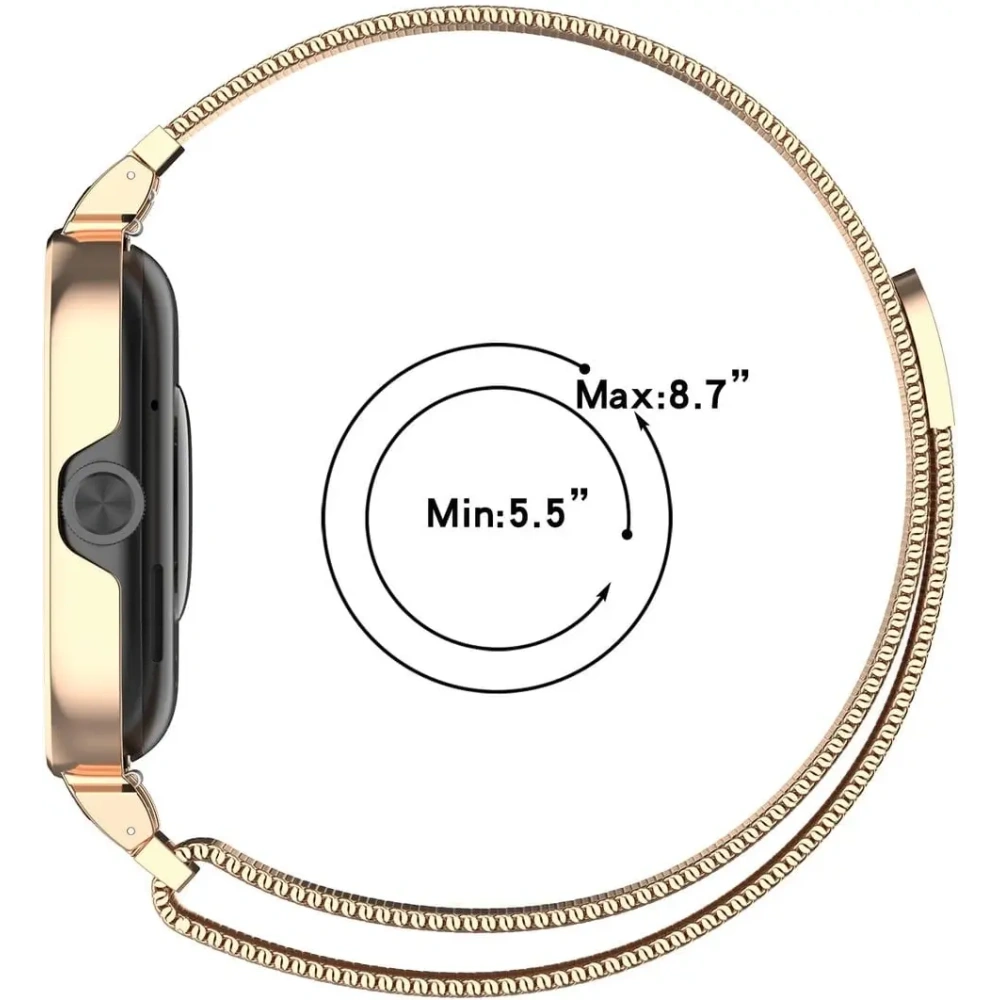 Hurtownia GSM - Bizon Strap + Case Uhrenkette Xiaomi Redmi Watch 4 gold - BIZ4405 - {ean13} - Hurt