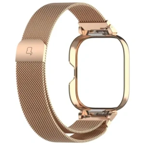 Wholesale Bizon Strap + Case Watch Chain Xiaomi Redmi Watch 4 rose gold - BIZ4406 - {ean13} - Hurt