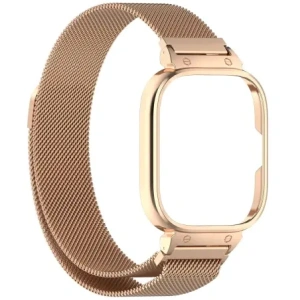 Hurtownia GSM - Bizon Strap + Case Watch Chain Xiaomi Redmi Watch 4 aur roz - BIZ4406 - {ean13} - Hurt