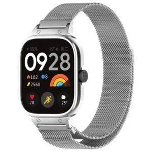Wholesale Bizon Strap + Case Watch Chain Xiaomi Redmi Watch 4 silver - BIZ4407 - {ean13} - Hurt