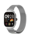 Bizon Strap + Case Uhrkette Xiaomi Redmi Watch 4 silber
