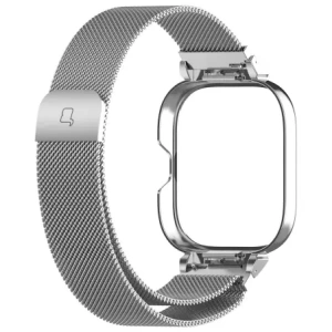 Wholesale Bizon Strap + Case Watch Chain Xiaomi Redmi Watch 4 silver - BIZ4407 - {ean13} - Hurt