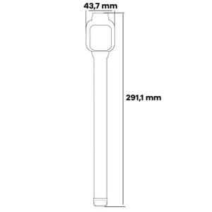 Hurtownia GSM - Bizon Strap + Case Watch Chain Xiaomi Redmi Watch 4 ezüst - BIZ4407 - {ean13} - Hurt