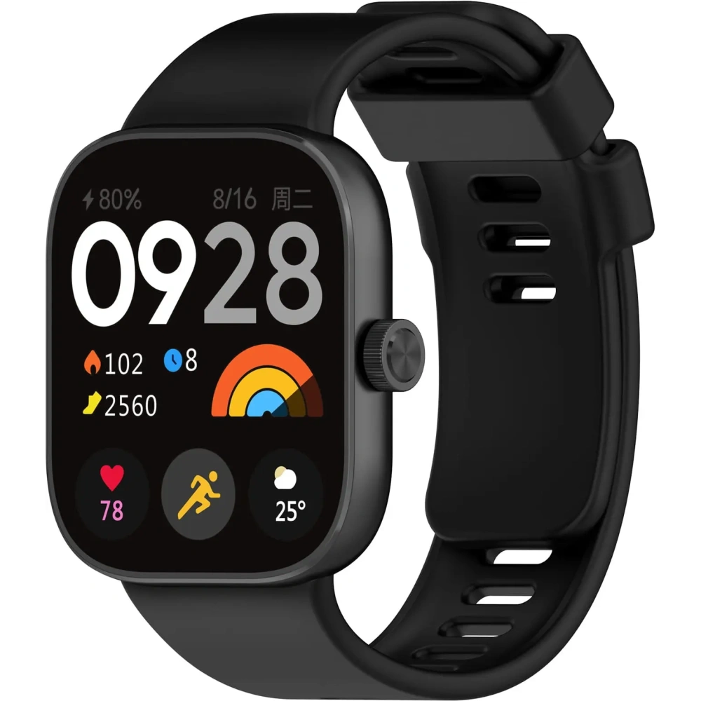 Hurtownia GSM - Bizon Strap Uhr Silikon B Redmi Uhr 4 / Xiaomi Smart Band 9 Pro / 8 Pro schwarz - BIZ4408 - {ean13} - Hurt