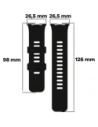 Hurtownia GSM - Bizon Strap Uhr Silikon B Redmi Uhr 4 / Xiaomi Smart Band 9 Pro / 8 Pro schwarz - BIZ4408 - {ean13} - Hurt