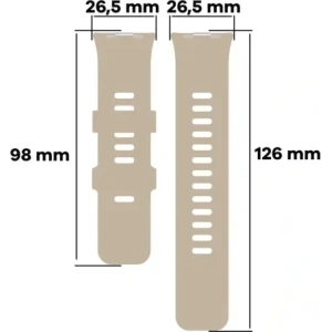 Wholesale Bizon Strap Watch Silicone B Redmi Watch 4 / Xiaomi Smart Band 9 Pro / 8 Pro beige - BIZ4409 - {ean13} - Hurt