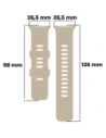 Wholesale Bizon Strap Watch Silicone B Redmi Watch 4 / Xiaomi Smart Band 9 Pro / 8 Pro beige - BIZ4409 - {ean13} - Hurt