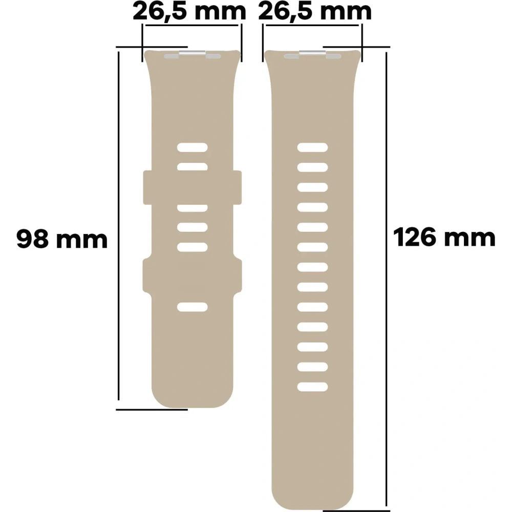Wholesale Bizon Strap Watch Silicone B Redmi Watch 4 / Xiaomi Smart Band 9 Pro / 8 Pro beige - BIZ4409 - {ean13} - Hurt