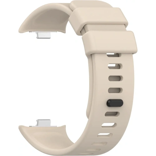 Pasek Bizon Strap Watch Silicone B do Redmi Watch 4 / Xiaomi Smart Band 9 Pro / 8 Pro beżowy