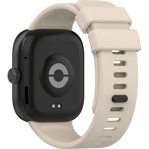 Pasek Bizon Strap Watch Silicone B do Redmi Watch 4 / Xiaomi Smart Band 9 Pro / 8 Pro beżowy