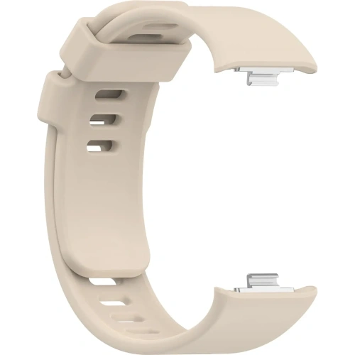 Pasek Bizon Strap Watch Silicone B do Redmi Watch 4 / Xiaomi Smart Band 9 Pro / 8 Pro beżowy