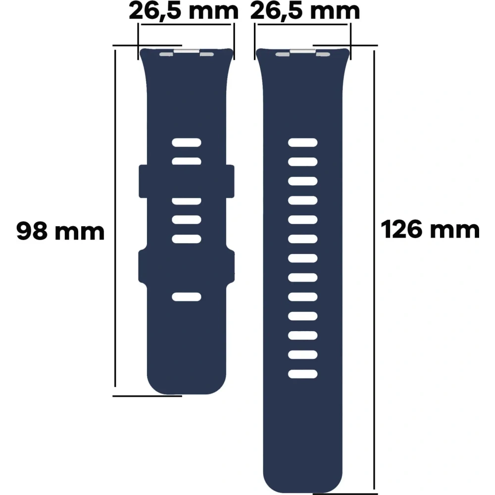 Hurtownia GSM - Pasek Bizon Strap Watch Silicone B do Redmi Watch 4 / Xiaomi Smart Band 9 Pro / 8 Pro modrý - BIZ4410 - {ean13} - Hurt