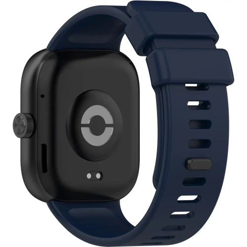 Pasek Bizon Strap Watch Silicone B do Redmi Watch 4 / Xiaomi Smart Band 9 Pro / 8 Pro granatowy