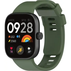 Wholesale Bizon Strap Watch Silicone B Redmi Watch 4 / Xiaomi Smart Band 9 Pro / 8 Pro dark green - BIZ4411 - {ean13} - Hurt
