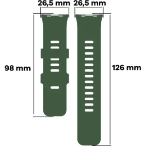 Wholesale Bizon Strap Watch Silicone B Redmi Watch 4 / Xiaomi Smart Band 9 Pro / 8 Pro dark green - BIZ4411 - {ean13} - Hurt