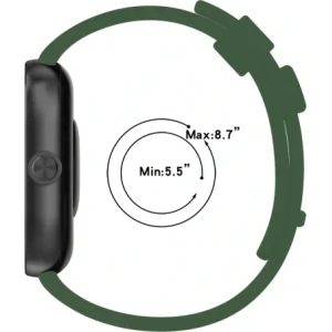 Hurtownia GSM - Bizon Strap Watch Silicone B Redmi Watch 4 / Xiaomi Smart Band 9 Pro / 8 Pro verde închis - BIZ4411 - {ean13} - Hurt