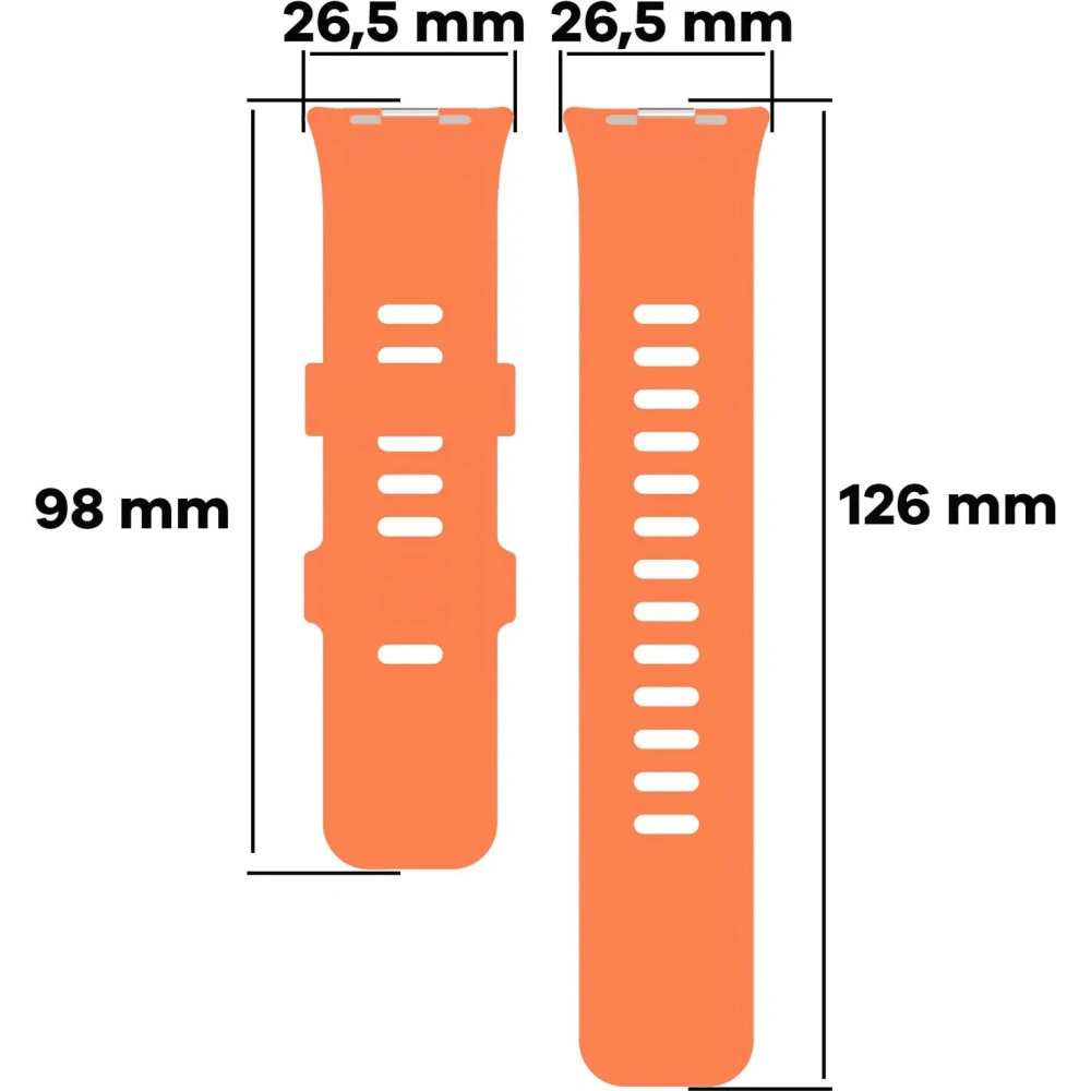 Hurtownia GSM - Pasek Bizon Strap Watch Silicone B do Redmi Watch 4 / Xiaomi Smart Band 9 Pro / 8 Pro mrkvový - BIZ4412 - {ean13} - Hurt