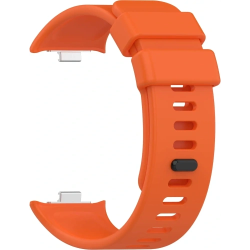 Pasek Bizon Strap Watch Silicone B do Redmi Watch 4 / Xiaomi Smart Band 9 Pro / 8 Pro marchewkowy