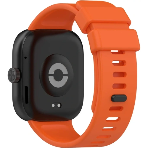 Pasek Bizon Strap Watch Silicone B do Redmi Watch 4 / Xiaomi Smart Band 9 Pro / 8 Pro marchewkowy
