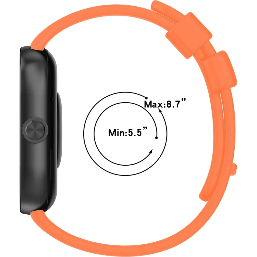 Wholesale Bizon Strap Watch Silicone B Redmi Watch 4 / Xiaomi Smart Band 9 Pro / 8 Pro carrot - BIZ4412 - {ean13} - Hurt