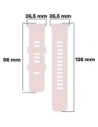Hurtownia GSM - Bizon Strap Watch Silicone B Redmi Watch 4 / Xiaomi Smart Band 9 Pro / 8 Pro roz deschis - BIZ4413 - {ean13} - Hurt