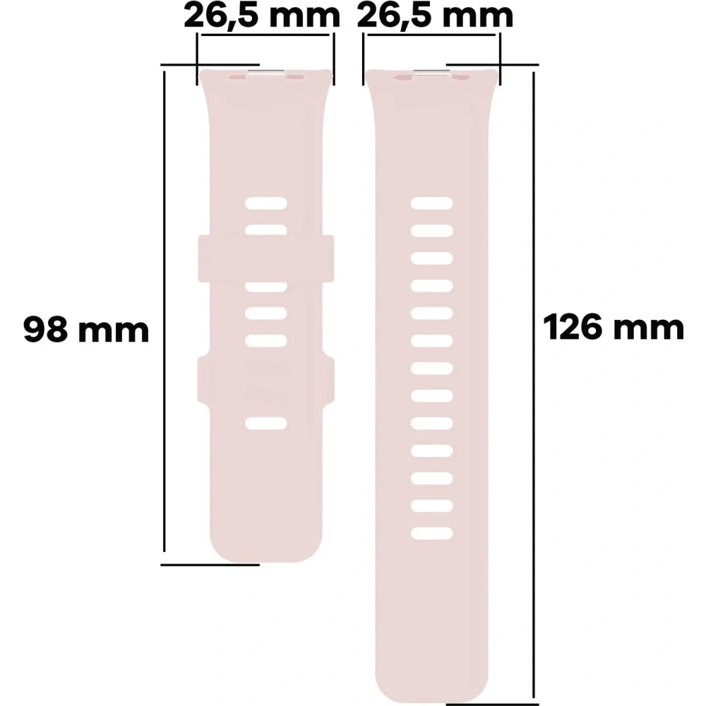 Hurtownia GSM - Bizon Strap Watch Silicone B Redmi Watch 4 / Xiaomi Smart Band 9 Pro / 8 Pro roz deschis - BIZ4413 - {ean13} - Hurt