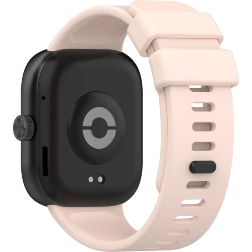 Pasek Bizon Strap Watch Silicone B do Redmi Watch 4 / Xiaomi Smart Band 9 Pro / 8 Pro jasnoróżowy