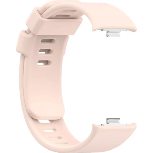 Pasek Bizon Strap Watch Silicone B do Redmi Watch 4 / Xiaomi Smart Band 9 Pro / 8 Pro jasnoróżowy