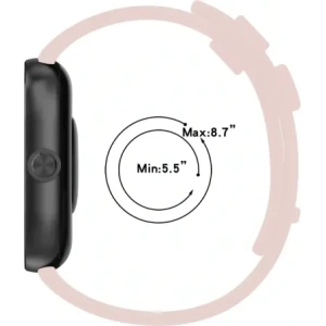 Hurtownia GSM - Bizon Strap Watch Silicone B Redmi Watch 4 / Xiaomi Smart Band 9 Pro / 8 Pro roz deschis - BIZ4413 - {ean13} - Hurt