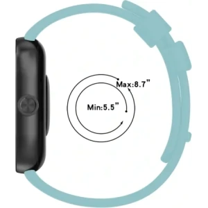 Hurtownia GSM - Bizon Szíj Óra Szilikon B Redmi Óra 4 / Xiaomi Okos Karszalag 9 Pro / 8 Pro kék - BIZ4414 - {ean13} - Hurt