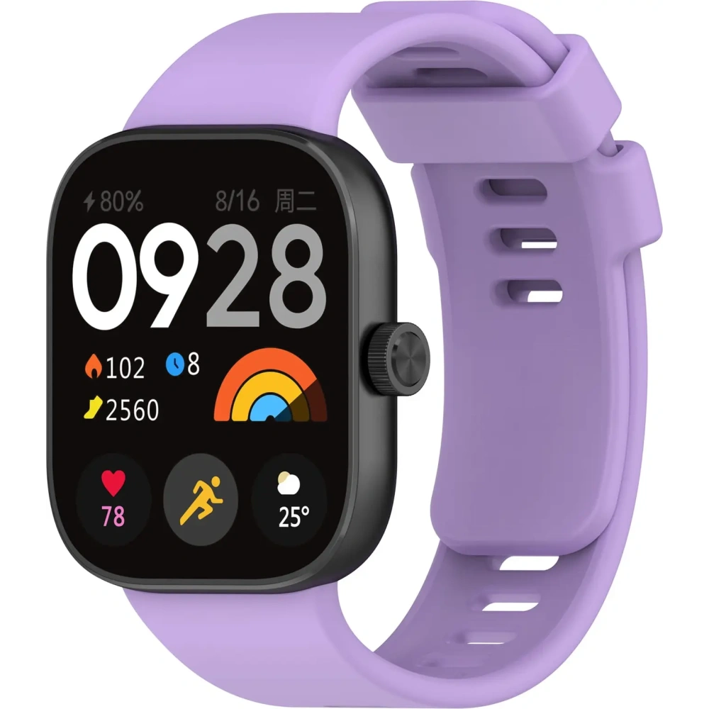 Hurtownia GSM - Bizon Strap Uhr Silikon B Redmi Uhr 4 / Xiaomi Smart Band 9 Pro / 8 Pro lila - BIZ4415 - {ean13} - Hurt