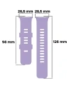 Wholesale Bizon Strap Watch Silicone B Redmi Watch 4 / Xiaomi Smart Band 9 Pro / 8 Pro purple - BIZ4415 - {ean13} - Hurt