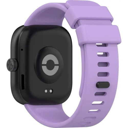 Pasek Bizon Strap Watch Silicone B do Redmi Watch 4 / Xiaomi Smart Band 9 Pro / 8 Pro fioletowy