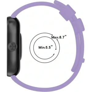 Hurtownia GSM - Bizon Szíj Óra Szilikon B Redmi Óra 4 / Xiaomi Okos Karszalag 9 Pro / 8 Pro lila - BIZ4415 - {ean13} - Hurt