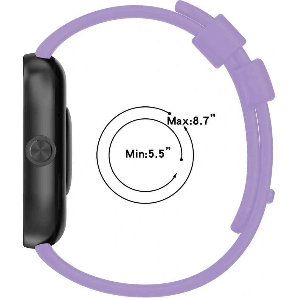 Hurtownia GSM - Bizon Strap Uhr Silikon B Redmi Uhr 4 / Xiaomi Smart Band 9 Pro / 8 Pro lila - BIZ4415 - {ean13} - Hurt