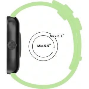 Hurtownia GSM - Bizon Strap Watch Silicone B Redmi Watch 4 / Xiaomi Smart Band 9 Pro / 8 Pro verde deschis - BIZ4416 - {ean13} - Hurt