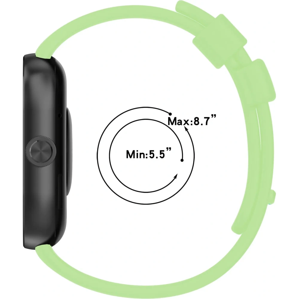 Wholesale Bizon Strap Watch Silicone B Redmi Watch 4 / Xiaomi Smart Band 9 Pro / 8 Pro light green - BIZ4416 - {ean13} - Hurt