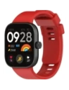 Pasek Bizon Strap Watch Silicone B do Redmi Watch 4 / Xiaomi Smart Band 9 Pro / 8 Pro červený