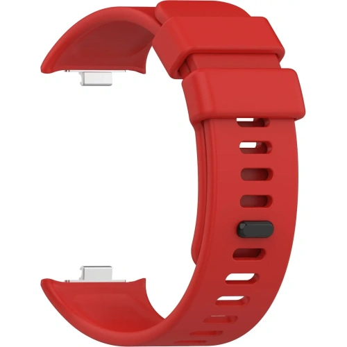 Pasek Bizon Strap Watch Silicone B do Redmi Watch 4 / Xiaomi Smart Band 9 Pro / 8 Pro czerwony