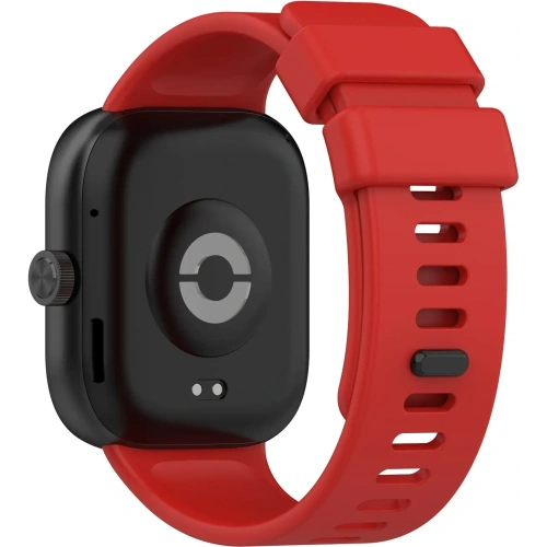 Pasek Bizon Strap Watch Silicone B do Redmi Watch 4 / Xiaomi Smart Band 9 Pro / 8 Pro czerwony